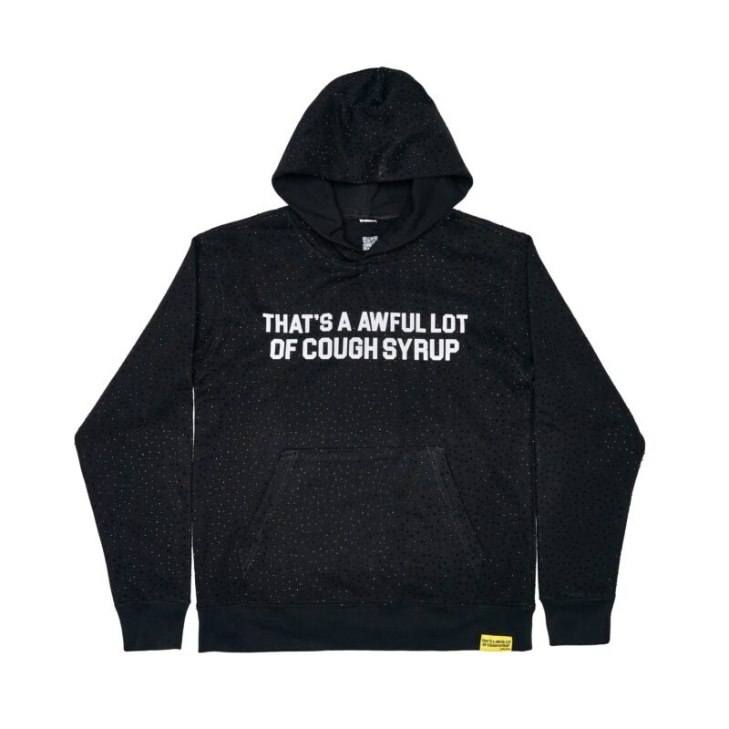 black rhinestone hoodie thats a awful lot of llc 8373151